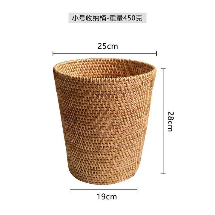 Women rectangular storage basket with practical handle Bowlift