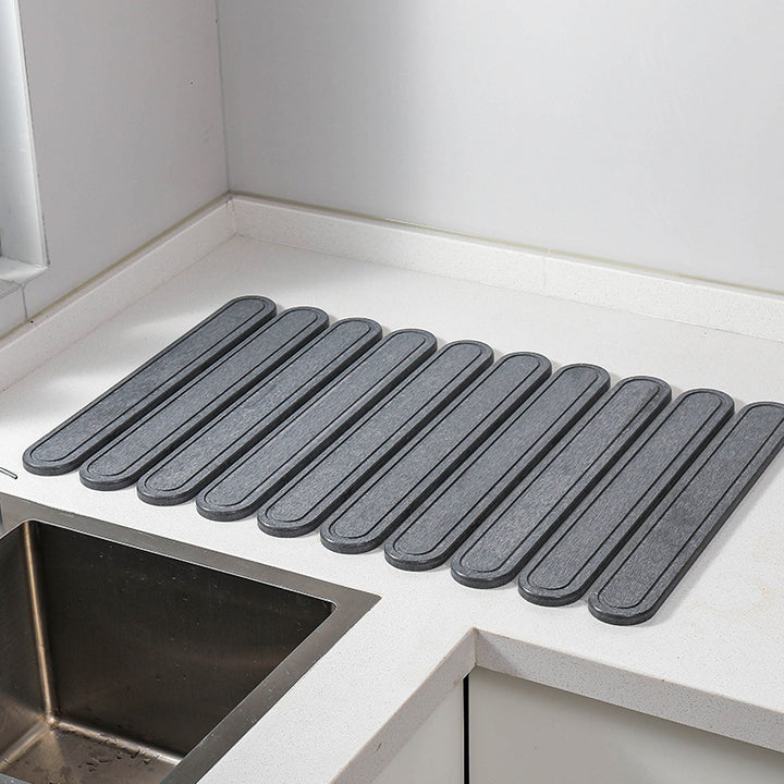 High-Absorbency Kitchen Drying Mat Bowlift
