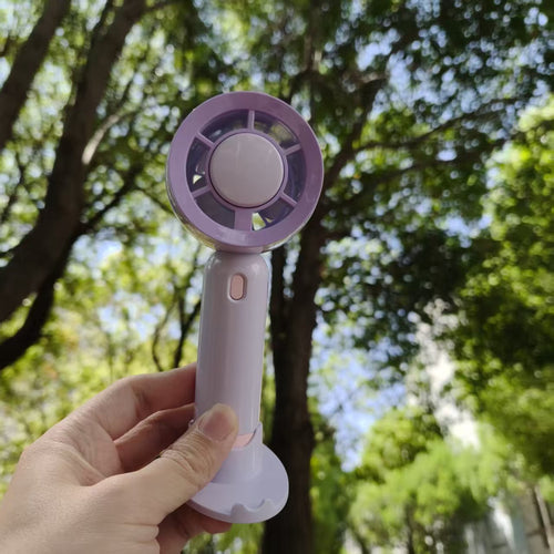 Unisex Portable Handheld Fan with Rechargeable Battery Bowlift