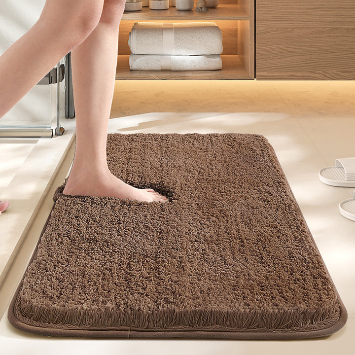 Plush Bathroom Shower Mat Bowlift