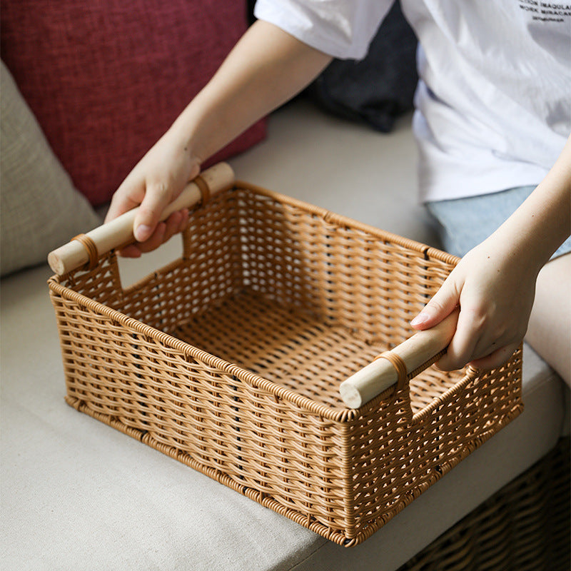 Handcrafted Utility Storage Basket Bowlift
