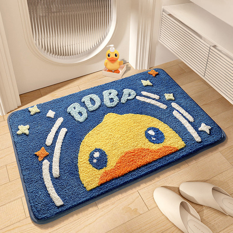 Cartoon Duck-Themed Bath Mat Bowlift