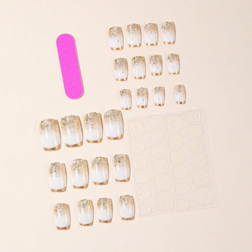 Glamorous Glitter Nail Art Bowlift