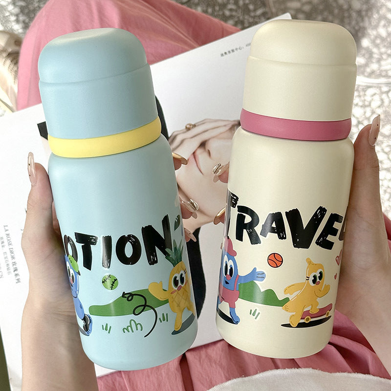 Women's Insulated Bottle with Cheerful Animal Design Bowlift