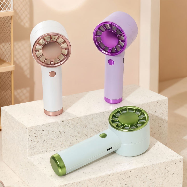 Women Portable Hand Fan with powerful battery technology and elegant design Bowlift