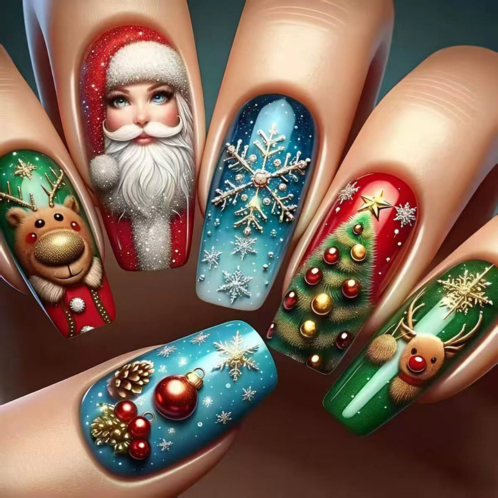 Holiday Art Nails Bowlift