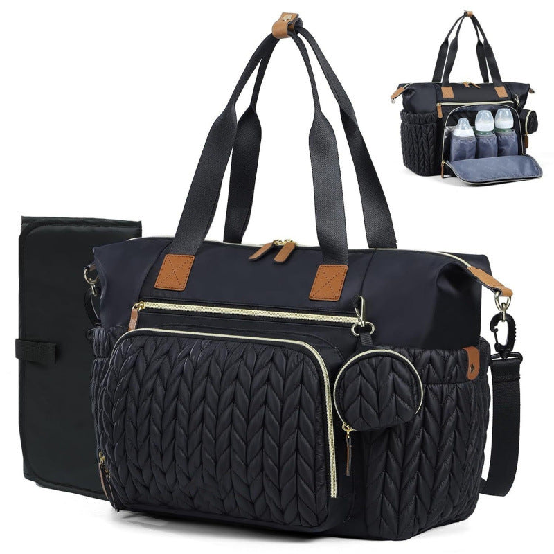 Elegant diaper bag with insulated compartments Bowlift