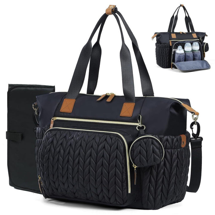 Elegant diaper bag with insulated compartments Bowlift