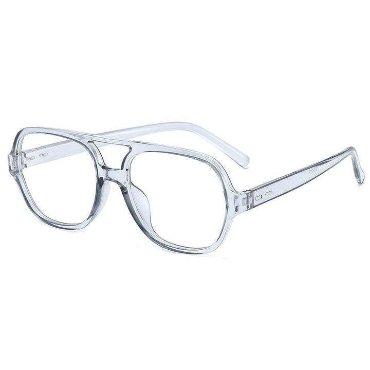 Women square glasses with clear frame and trendy design Bowlift