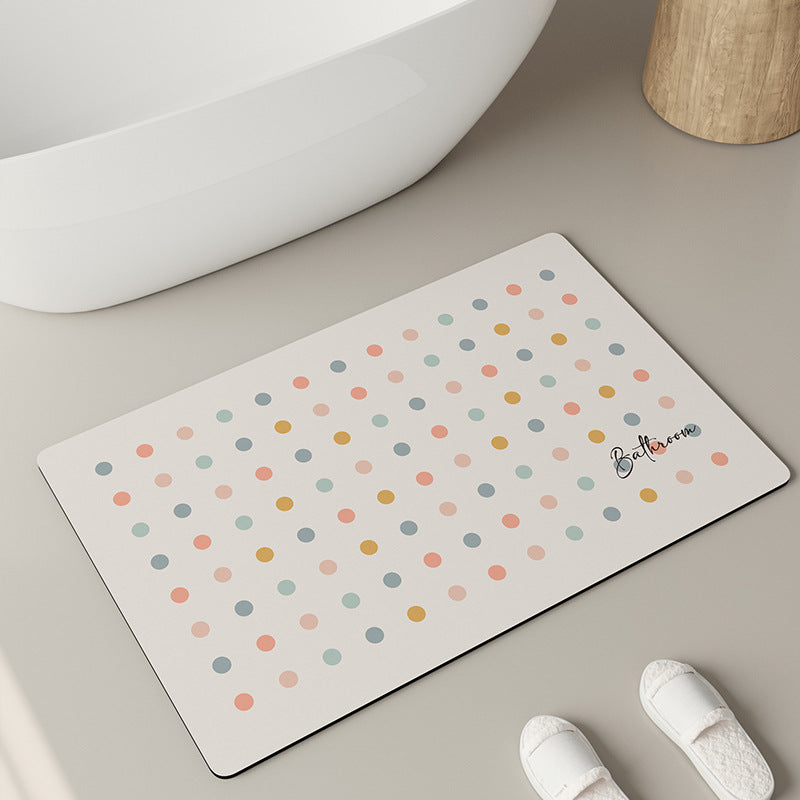 Patterned Bath Mat Bowlift