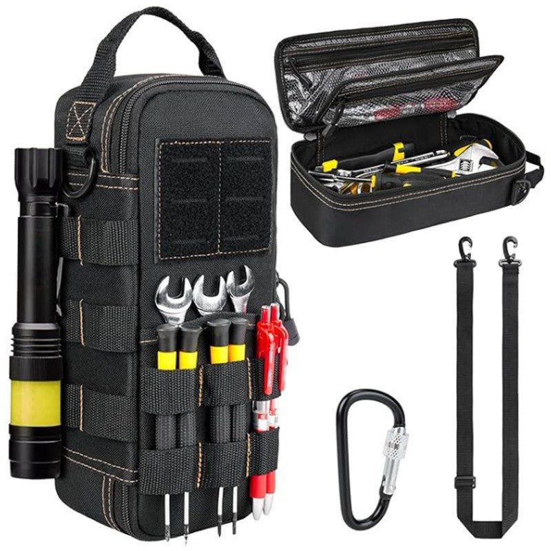 Multifunctional tool bag with detachable shoulder strap Bowlift