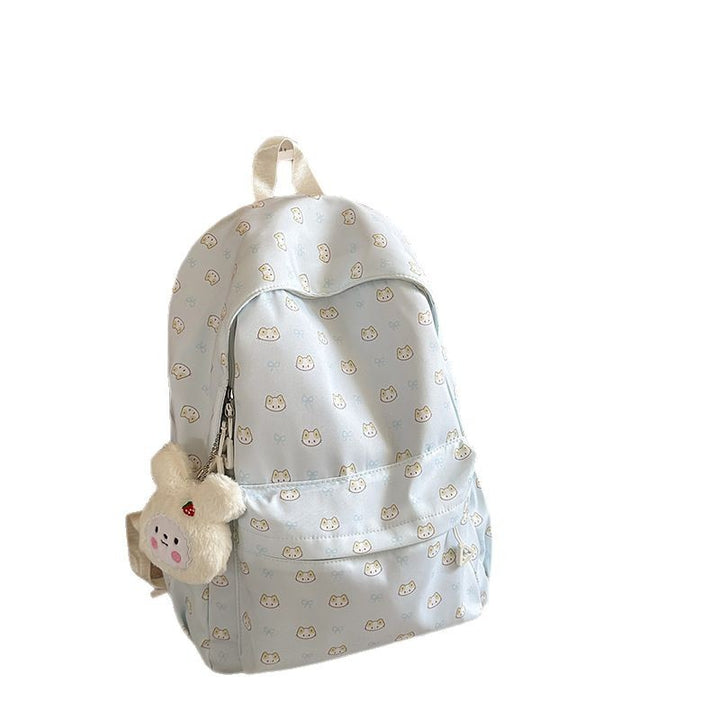 Cute Cat-Themed Backpack Bowlift