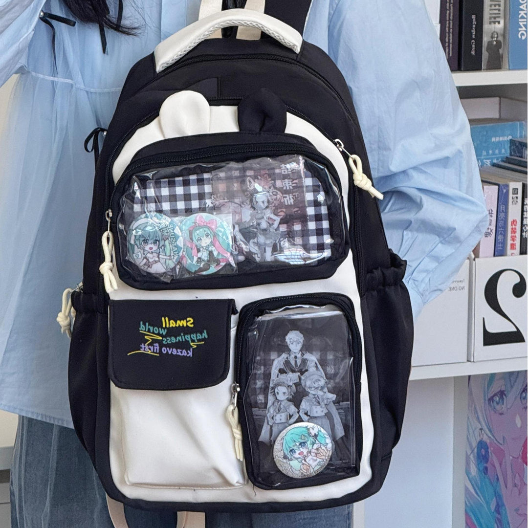 Cute Character-Themed Backpack Bowlift