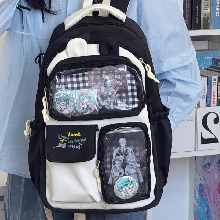 Cute Character-Themed Backpack Bowlift