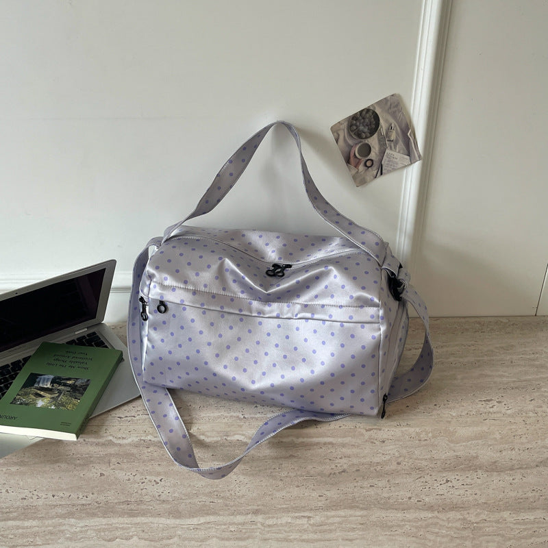 Fashionable sports and travel bag with dotted design Bowlift