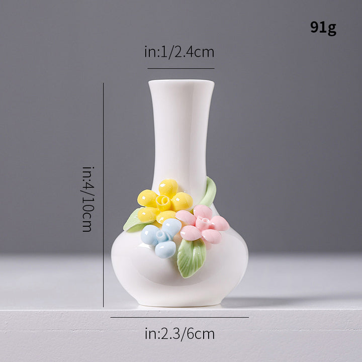 Floral Ceramic Vase