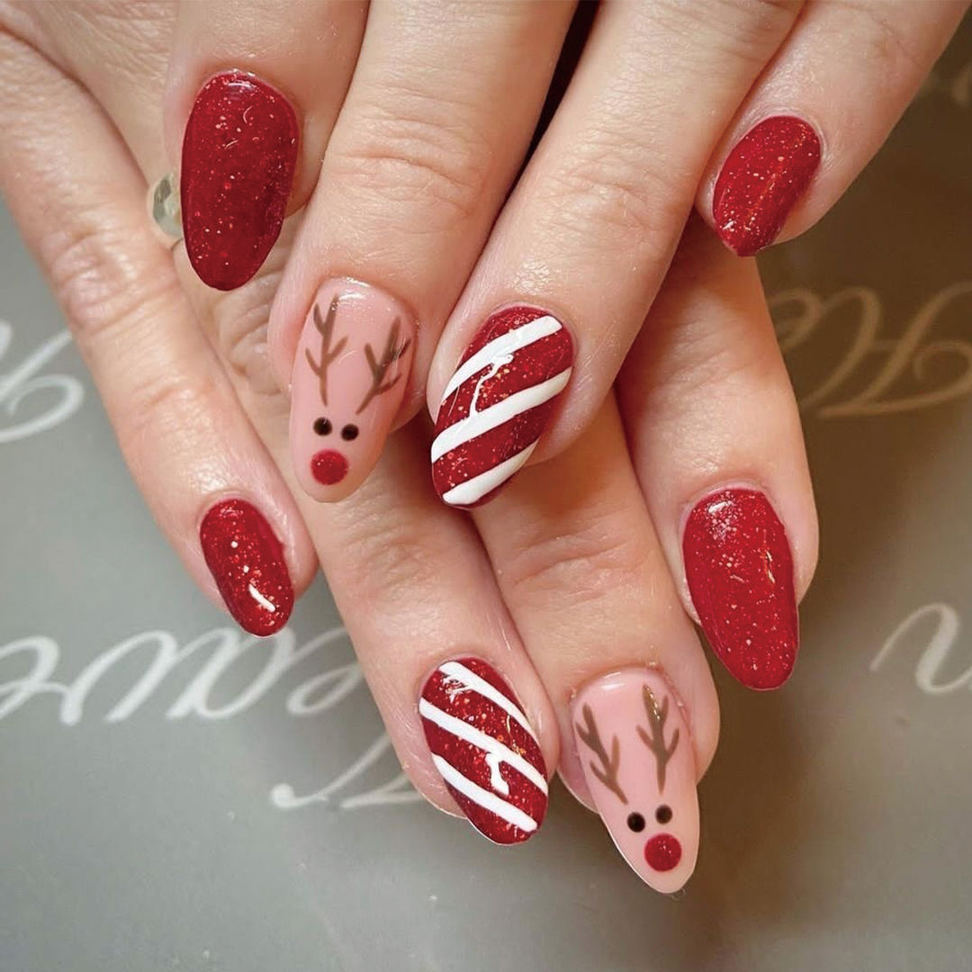 Festive Holiday-Themed Press-On Nails Bowlift 1789085820