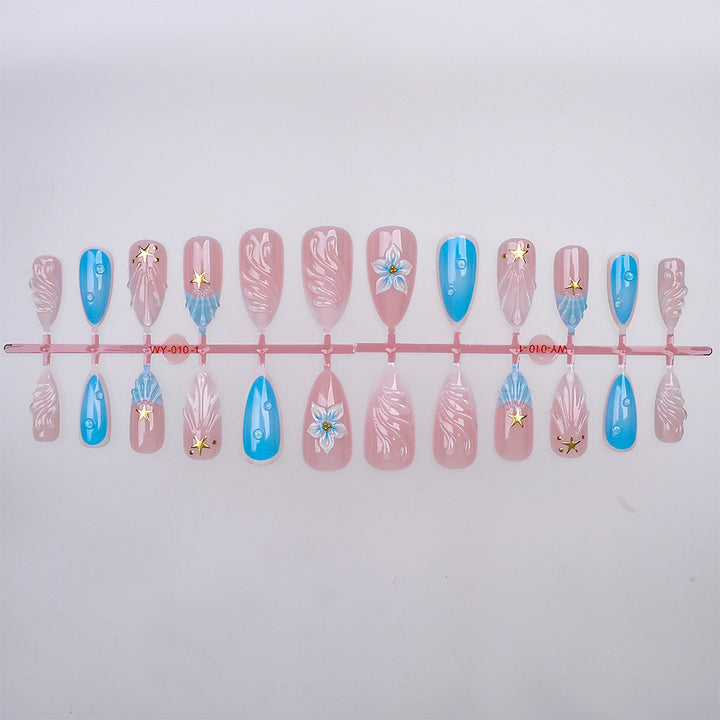 Decorative Press-On Nail Art Set Bowlift