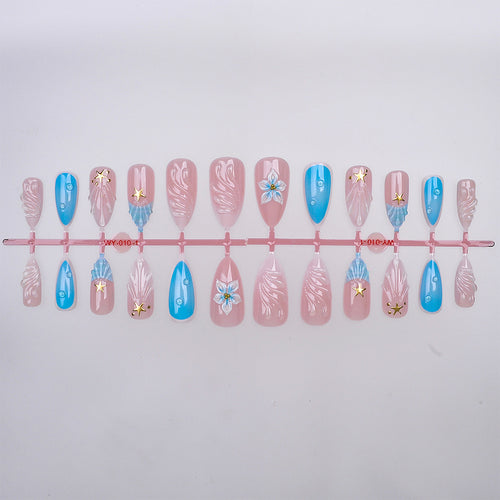 Decorative Press-On Nail Art Set Bowlift