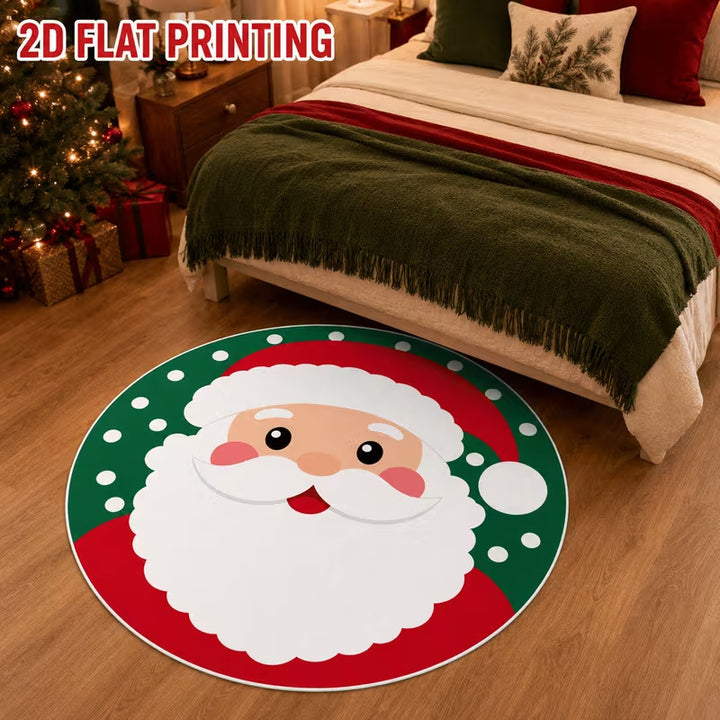 3D Christmas Theme Carpet