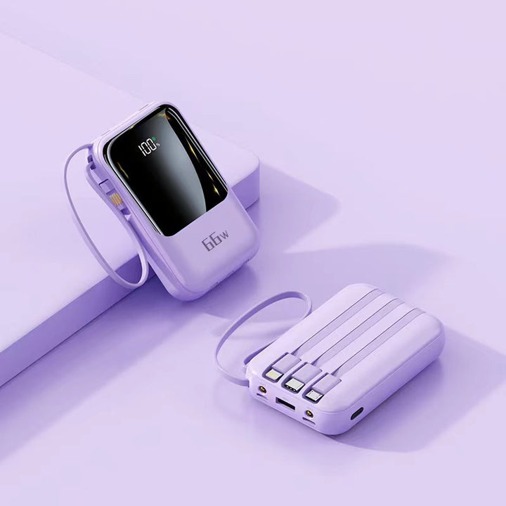 Multifunctional power bank with digital charging display Bowlift