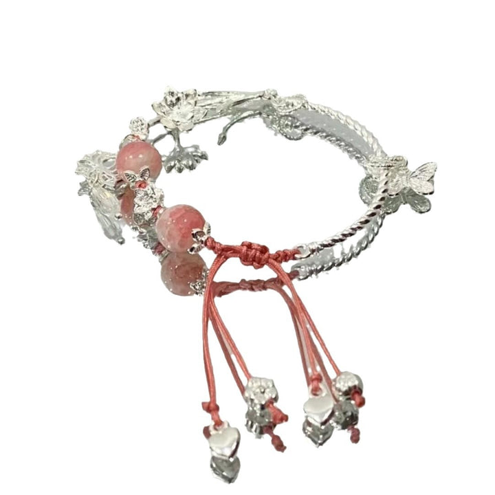 Adjustable Gemstone Charm Bracelet Bowlift