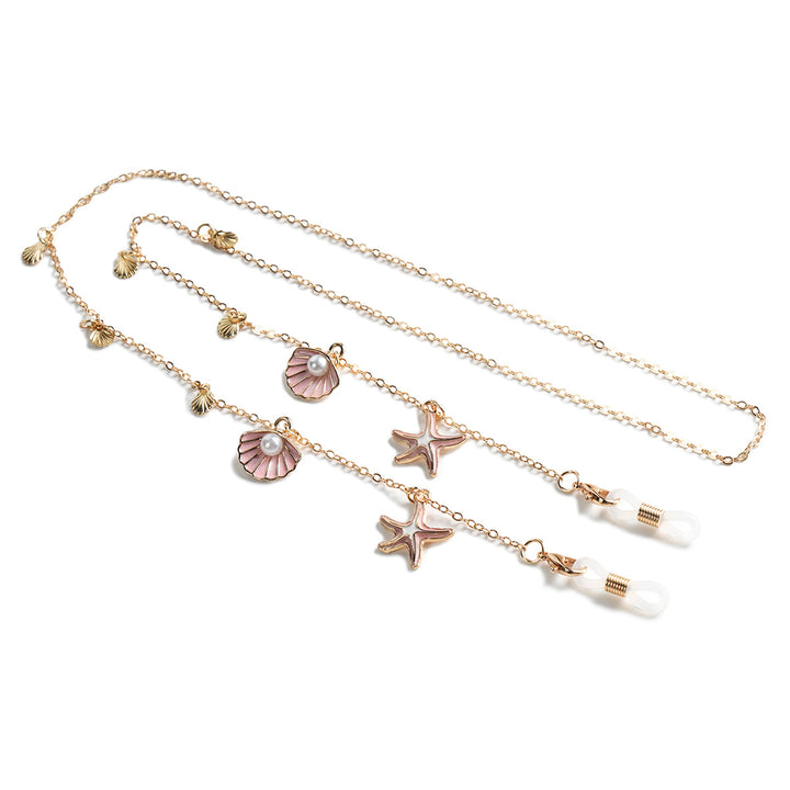 Decorative Coastal-Themed Eyewear Chain Bowlift