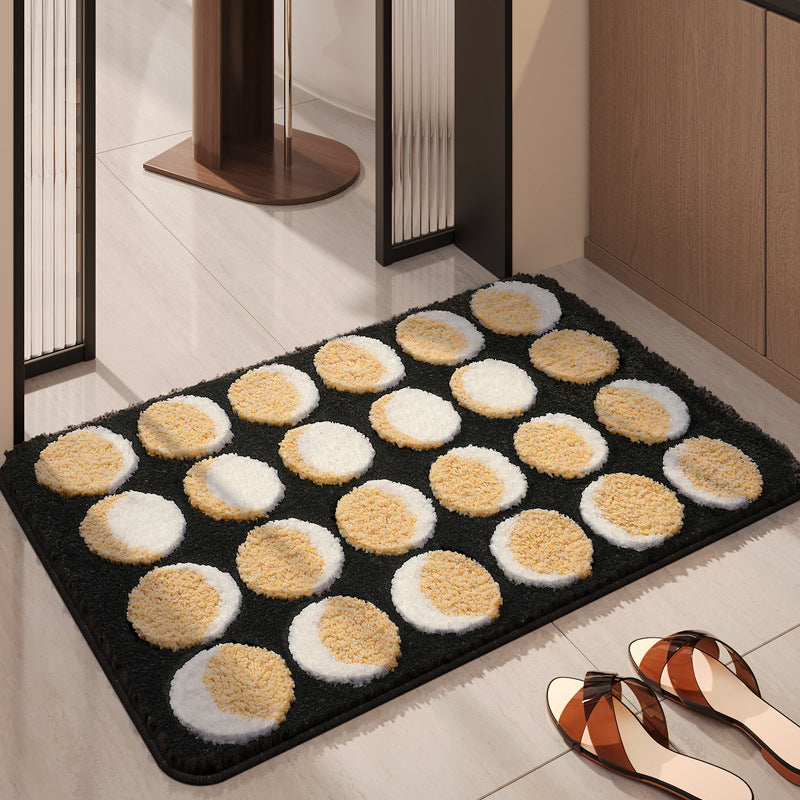 Fun and Playful Egg Pattern Bath Mat Bowlift