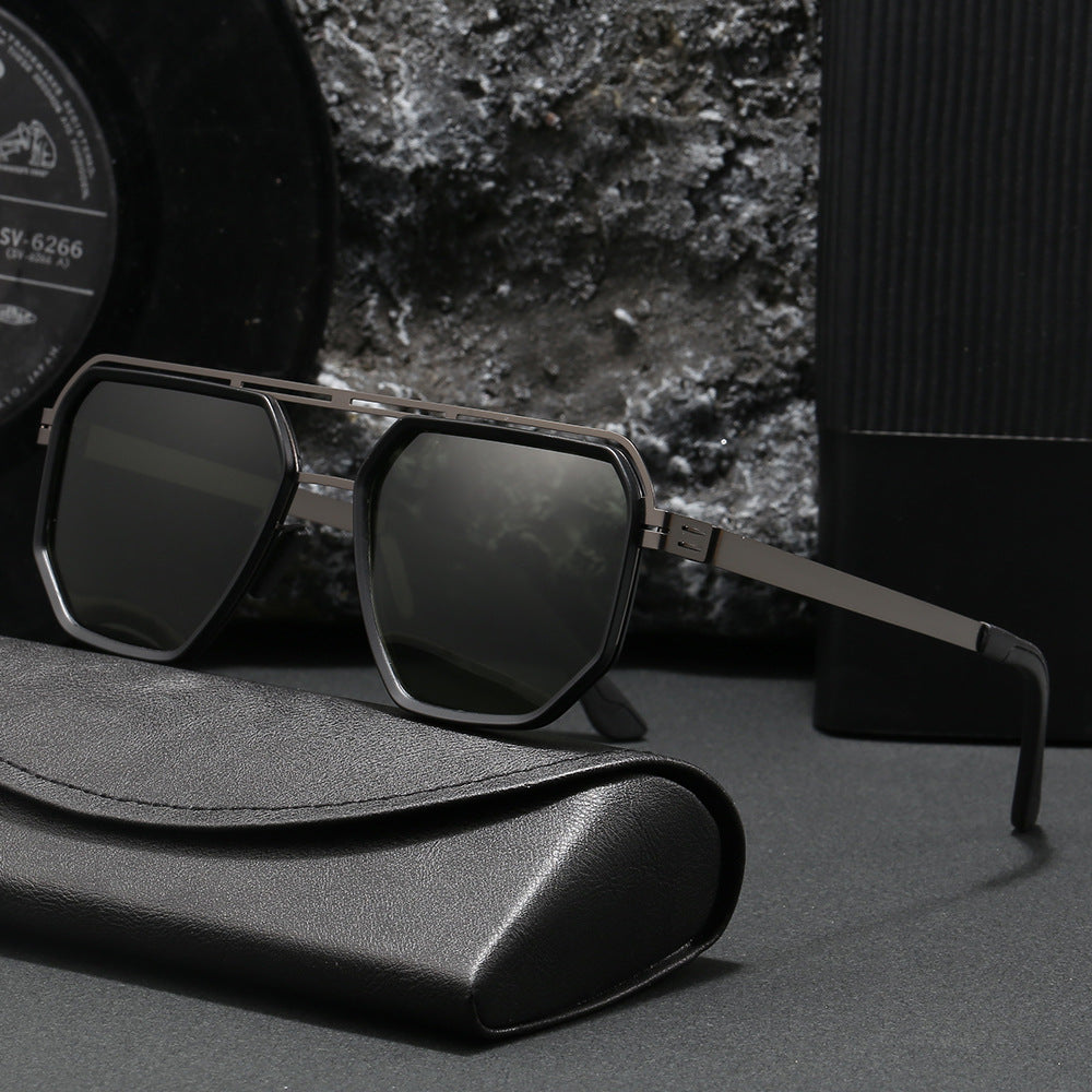Ladies stylish octagonal sunglasses with stylish frame Bowlift