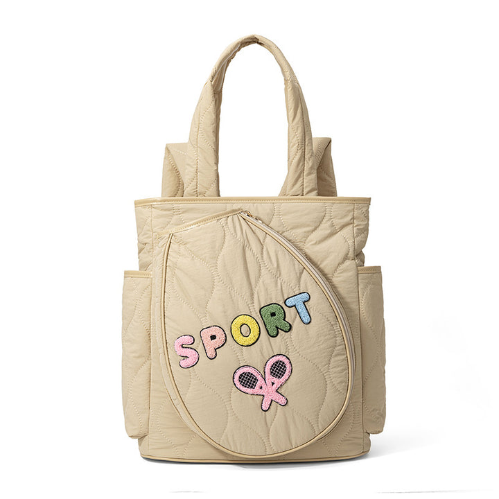 Sporty Multi-Pocket Tote Bowlift