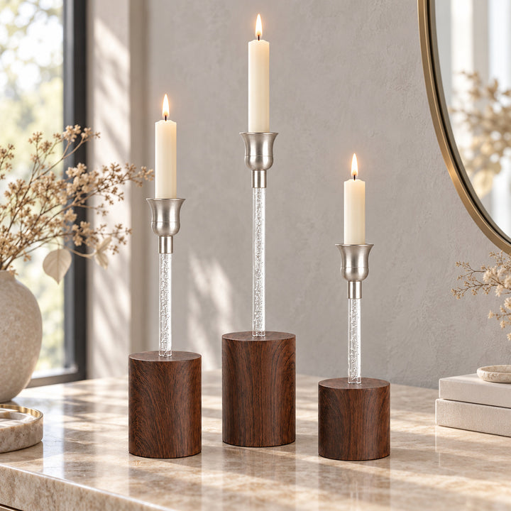 Decorative Glass and Wood