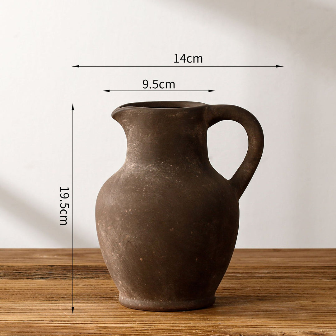 Elegant and Rustic Ceramic Carafe Bowlift