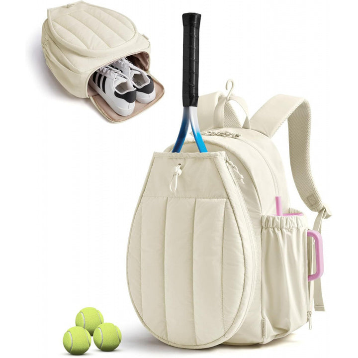 Multi-Functional Tennis Racket and Shoe Backpack Bowlift