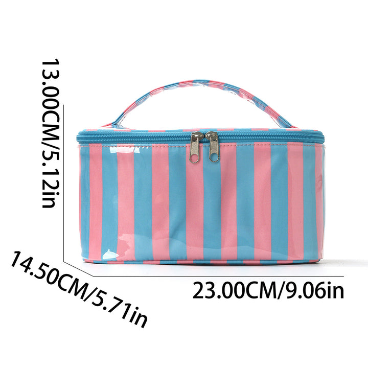 Cosmetic Organizer with Practical Carry Handle Bowlift