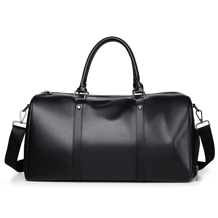 Elegant Leather Weekender Bag Bowlift
