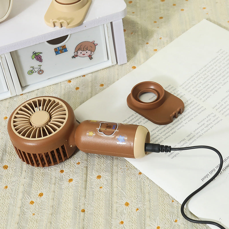 Women's Portable Hand Fan with Elegant Design Bowlift