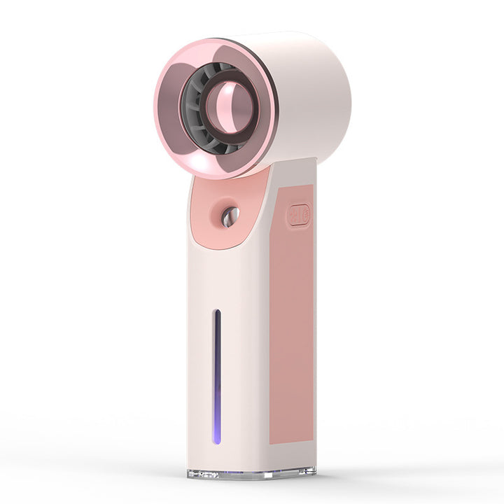 Cooling Portable Facial Mister and Bladeless Cooling Fan USB Rechargeable Hydration Spray Bowlift