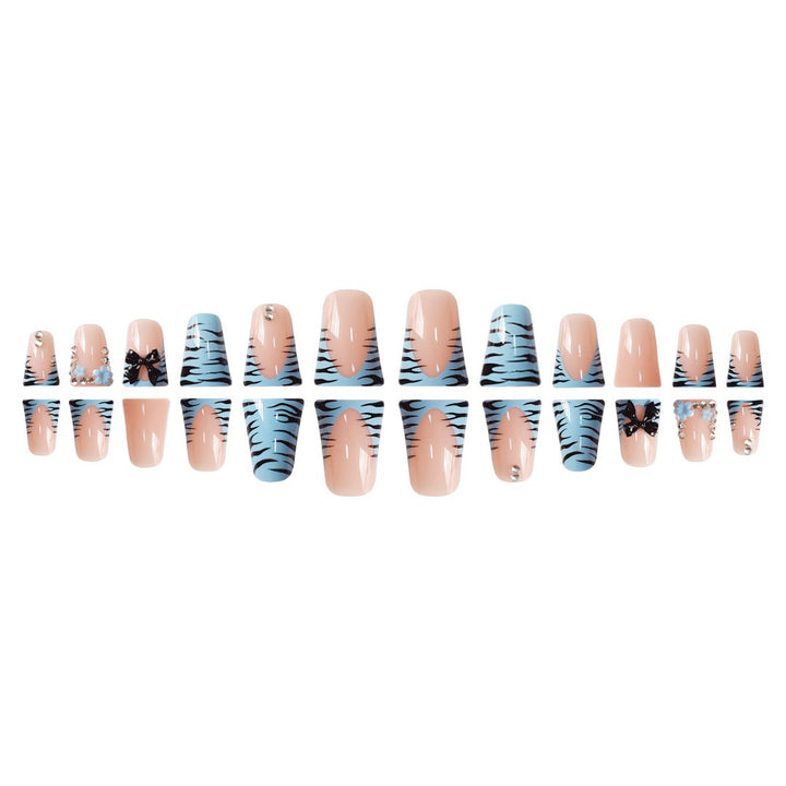 Floral Accent Nail Art Extensions Bowlift