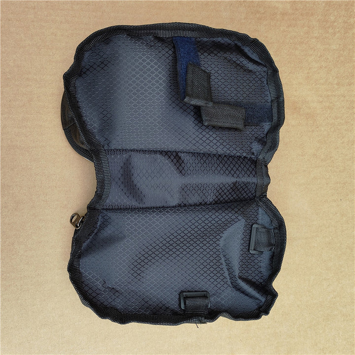 compact waterproof bicycle handlebar storage bag with quick-release straps and mesh organizer Bowlift