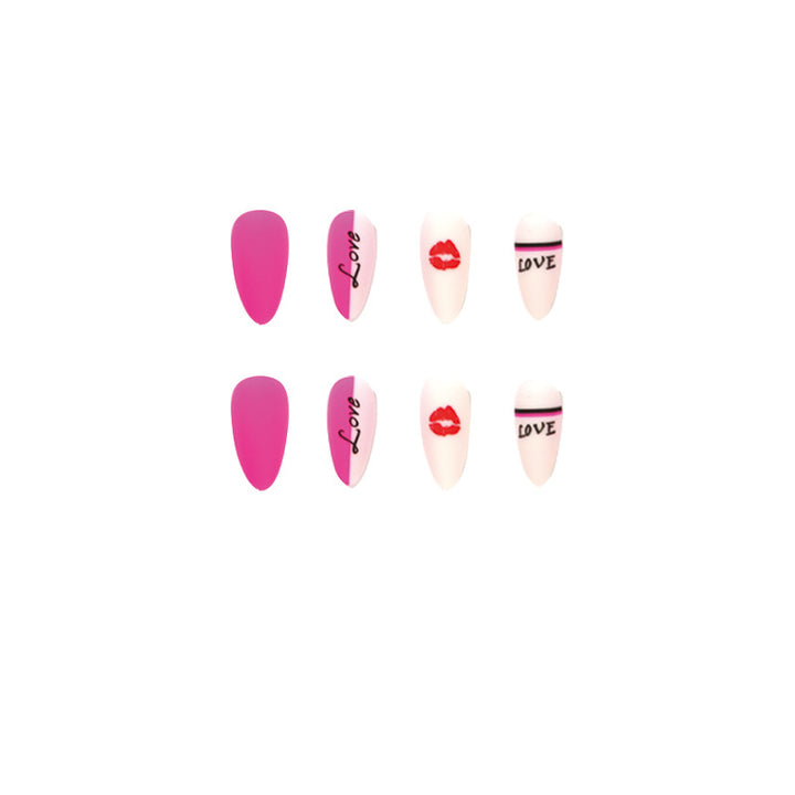 Artful nail art with heart motifs and creative accents Bowlift