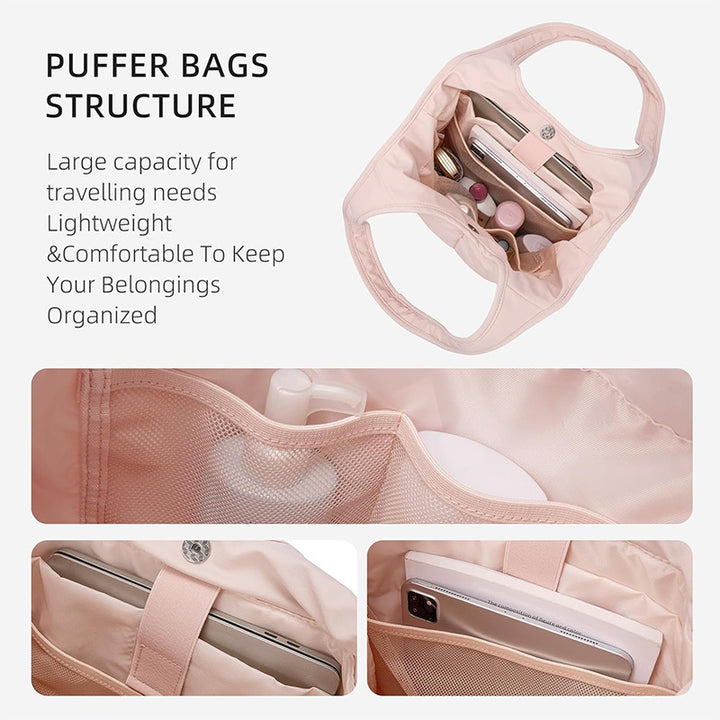 Padded shoulder bag with modern quilted design Bowlift