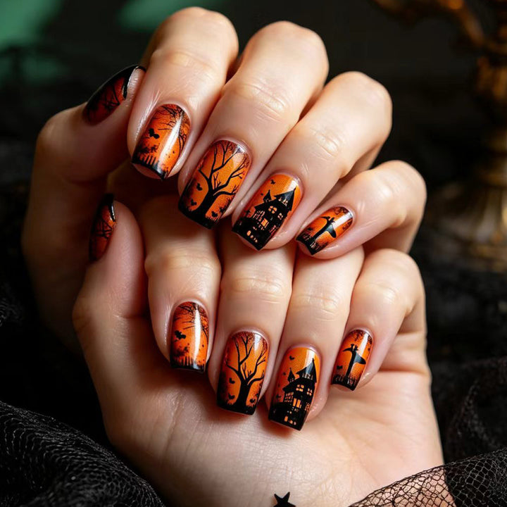 Creative Halloween Art Nails Bowlift