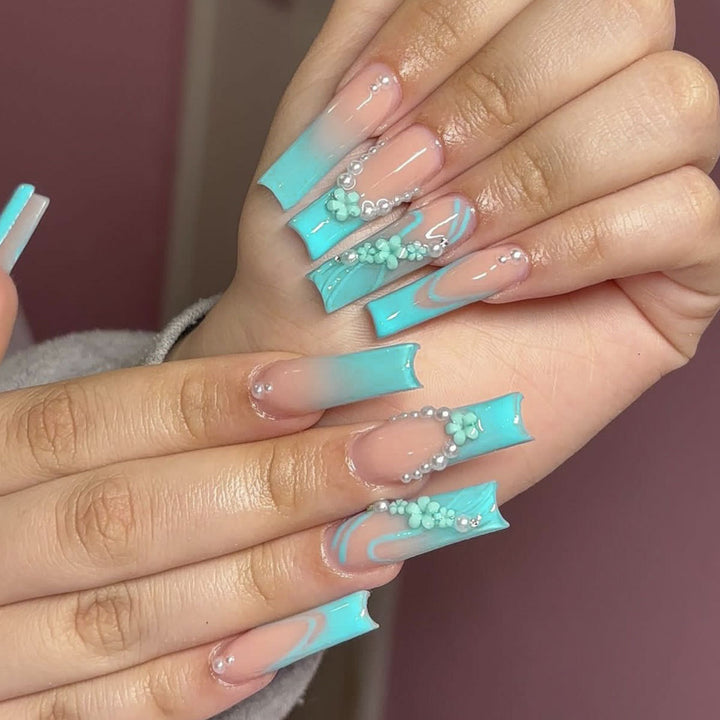 Elegant Decorative Acrylic Nail Extensions Bowlift