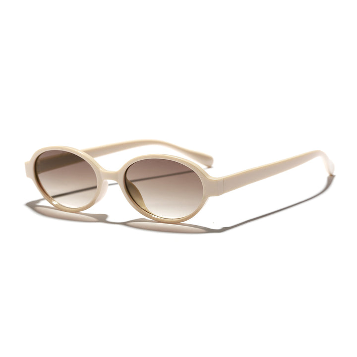 Women's fashionable oval sunglasses with animal pattern Bowlift