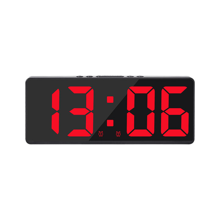 Digital LED alarm clock with large, light blue display and snooze function Bowlift