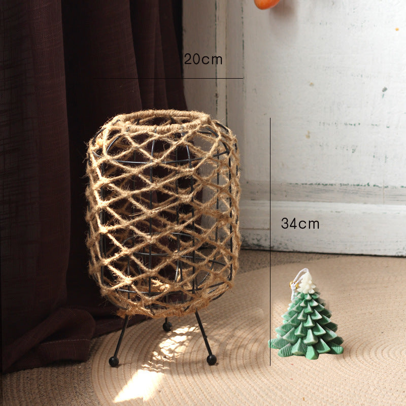 Decorative basket with natural fiber design Bowlift