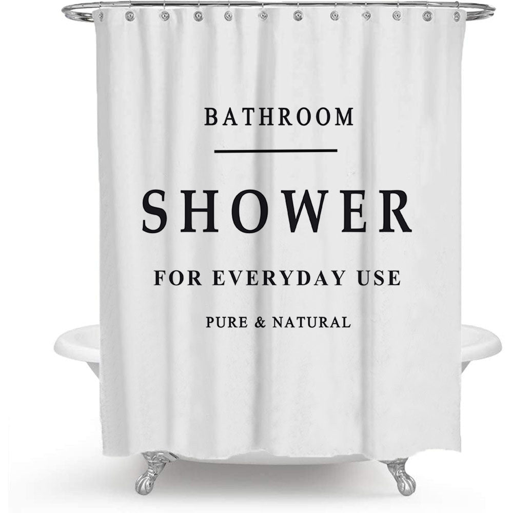 Elegant Bathroom Shower Curtain Bowlift