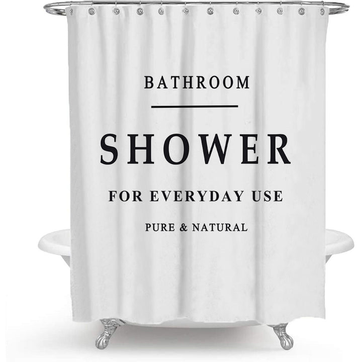 Elegant Bathroom Shower Curtain Bowlift