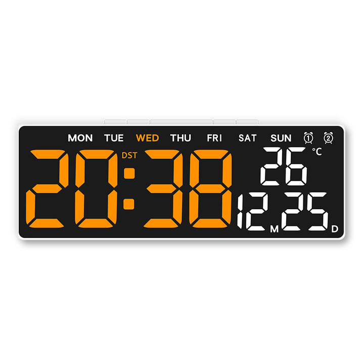 Digital multifunction alarm clock with large display Bowlift