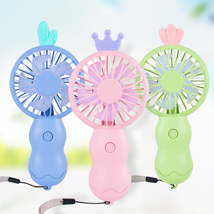 Mini Portable Animal-Themed Handheld Cooling Fan Bowlift